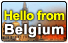 Hello from Belgium Card