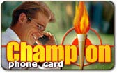 Champion Phone Card